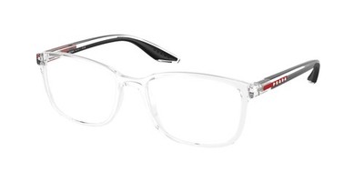 PRADA LINEA ROSSA PS 07RV 2AZ1O1 Crystal Demo Lens 55 mm Men's Eyeglasses