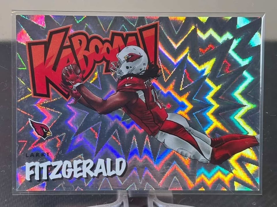 2020 Panini Absolute Larry Fitzgerald Kaboom! Horizontal SSP #K-26 Cardinals