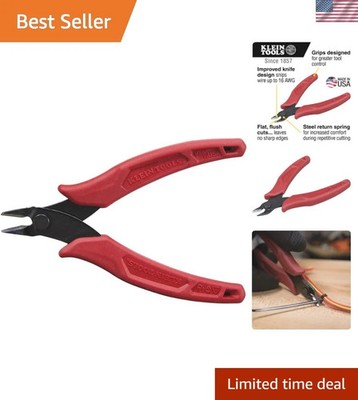 D275-5 Diagonal Flush Cutters, , Micro Wire and Compact Zip Tie Cutter, Ultra...