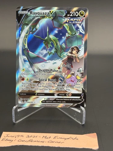 Rayquaza V - 194/203 - Pokemon Evolving Skies Alternate Art Ultra Rare