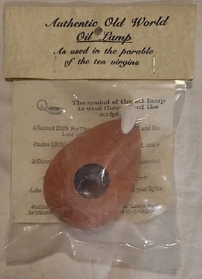 Authentic Old World Oil Lamp Herodian The Parable Of The Ten Virgins Clay