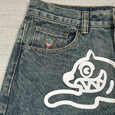 Icecream Triple Scoop Running Dog Jeans Baggy Denim Pharrell BBC