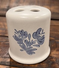 Vintage Pfaltzgraff Yorktowne Toothbrush Holder or Pen Holder Stoneware USA