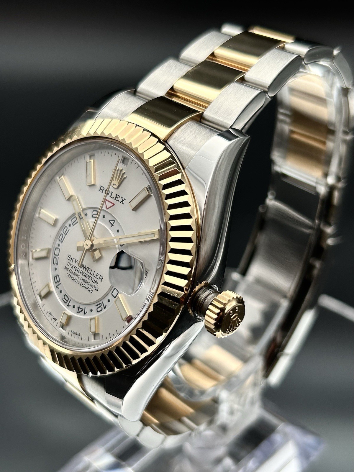 Rolex Sky-Dweller 326933 Two Tone White Dial Full Set & Unworn image 6