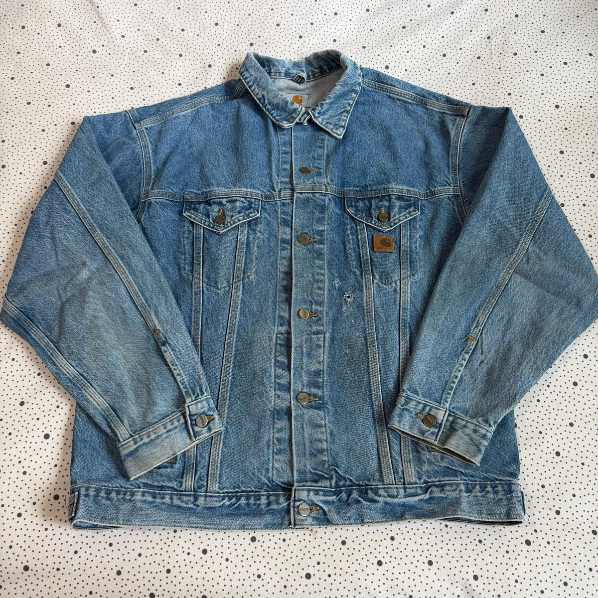 Carhartt Denim Big & Tall Coats, Jackets & Vests for Men for Sale