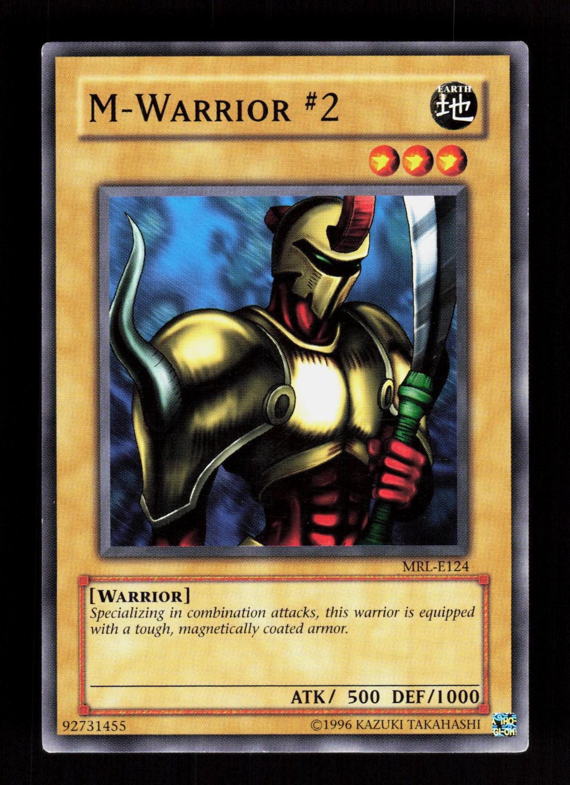 Yu-Gi-Oh M-Warrior #2 MRL-E124 Magic Ruler Unlimited Lightly Played