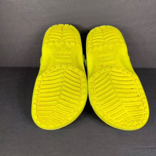 Crocs Classic Clogs Slipper gelb grün Komfort Sandalen groß Kinder J2 - Bild 7 von 8