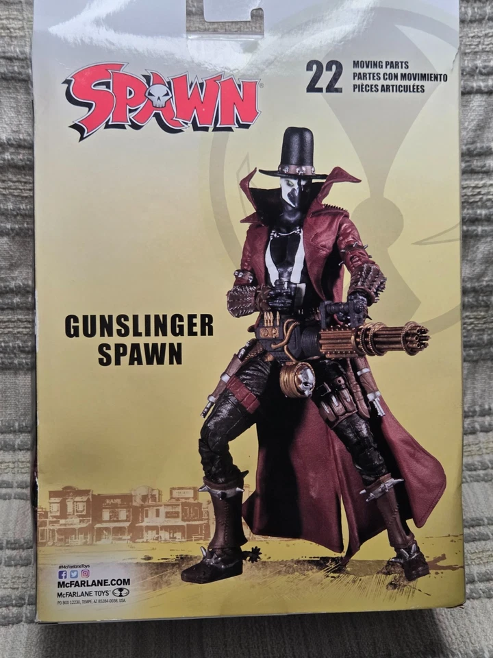 Figura de acción McFarlane Toys Spawn Gunslinger 12 pulgadas con pistola Gatlin 2021 Foto 2 de 4