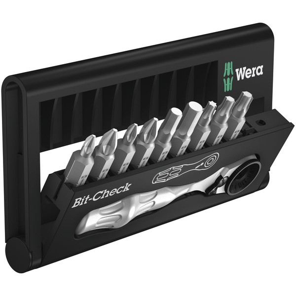 Wera Bit Satz Zyklop Mini 1 Bit Ratsche Phillips/Pozidriv/Torx®/Sechskant 10-Tlg-image