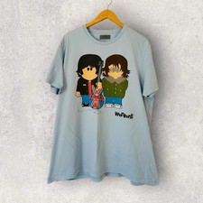 Burtons Weenicon Original Oasis T-Shirt Top Pale Blue  Size XXL