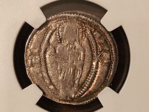 Exquisite (1337-1438) Republik Ragusa 1 Gros NGC AU 53 Mittelalter Silbermünze - Bild 4 von 4