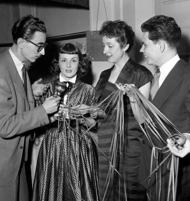 Frederique Hebrard Joelle Janin Claude Le Sache interviewed a jour- Old Photo