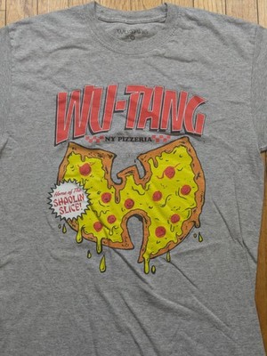 Wu-Tang Men's T Shirt Size Medium Pizza Pizzeria NY Shaolin Slice