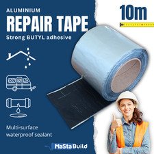 Flashing Tape Aluminium Butyl Band Roof Crack Leak Repair Dichtband Alubutyl 10m