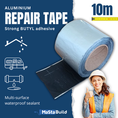 Blinkband Alu Butylband Dachriss Leck Reparatur Dichtband Alubutyl 10m