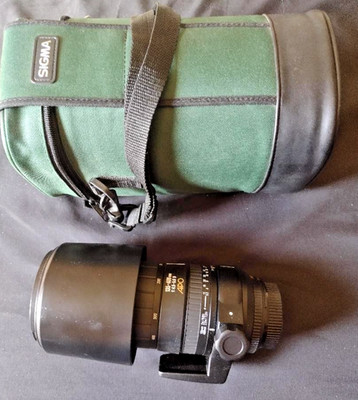 Excellent Sigma APO 135-400mm f/4.5-5.6 DG Full Frame For Nikon & Case Hood Caps