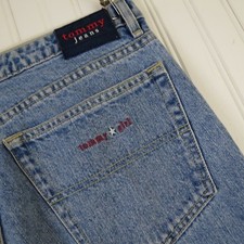Tommy Hilfiger Juniors Jeans 11 Hipster Flare Spellout Tommy Girl Vintage 31x33