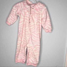 Carter's Girls' fleece hoodie pajamas 12 month