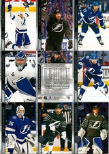 Juego completo de equipo UD Upper Deck Tampa Bay Lightning 2020-21 S1 + S2 + Ext. (20)