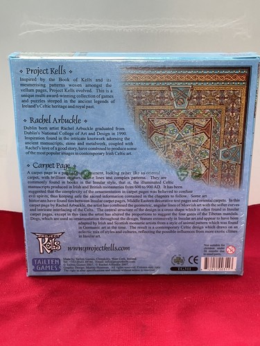 SEALED 2007 KELLS ORIENTAL CARPET PAGE 1000 PC PUZZLE R. ARBUCKLE TG311 IRELAND - Picture 5 of 13