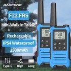 2x Baofeng F22 FRS Mini Walkie Talkie Type-C USB Rechargable NOAA Ham Radio US