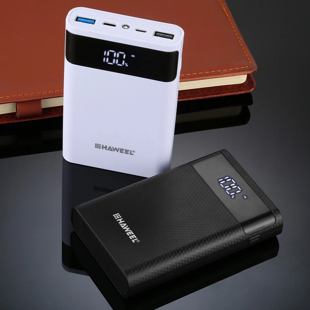 Power Bank Battery Shell Case for 18650 4 slots DIY Detachable USB Charging Box