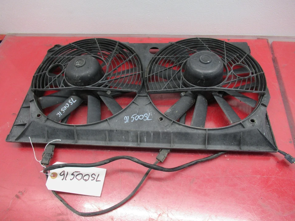 MERCEDES-BENZ R129 300SL 500SL 1990-1993 RADIADOR REFRIGERACIÓN VENTILADOR DOBLE OEM Foto 2 de 4