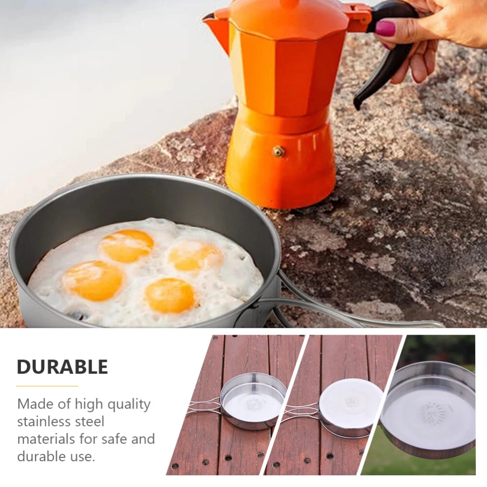 Egg Cooker pan Camp fry pan Hiking Skillet Fried Egg Pan Outdoor Pan Egg Cooker pan Camp fry pan Hiking Skillet Fried Egg Pan Outdoor Pan
