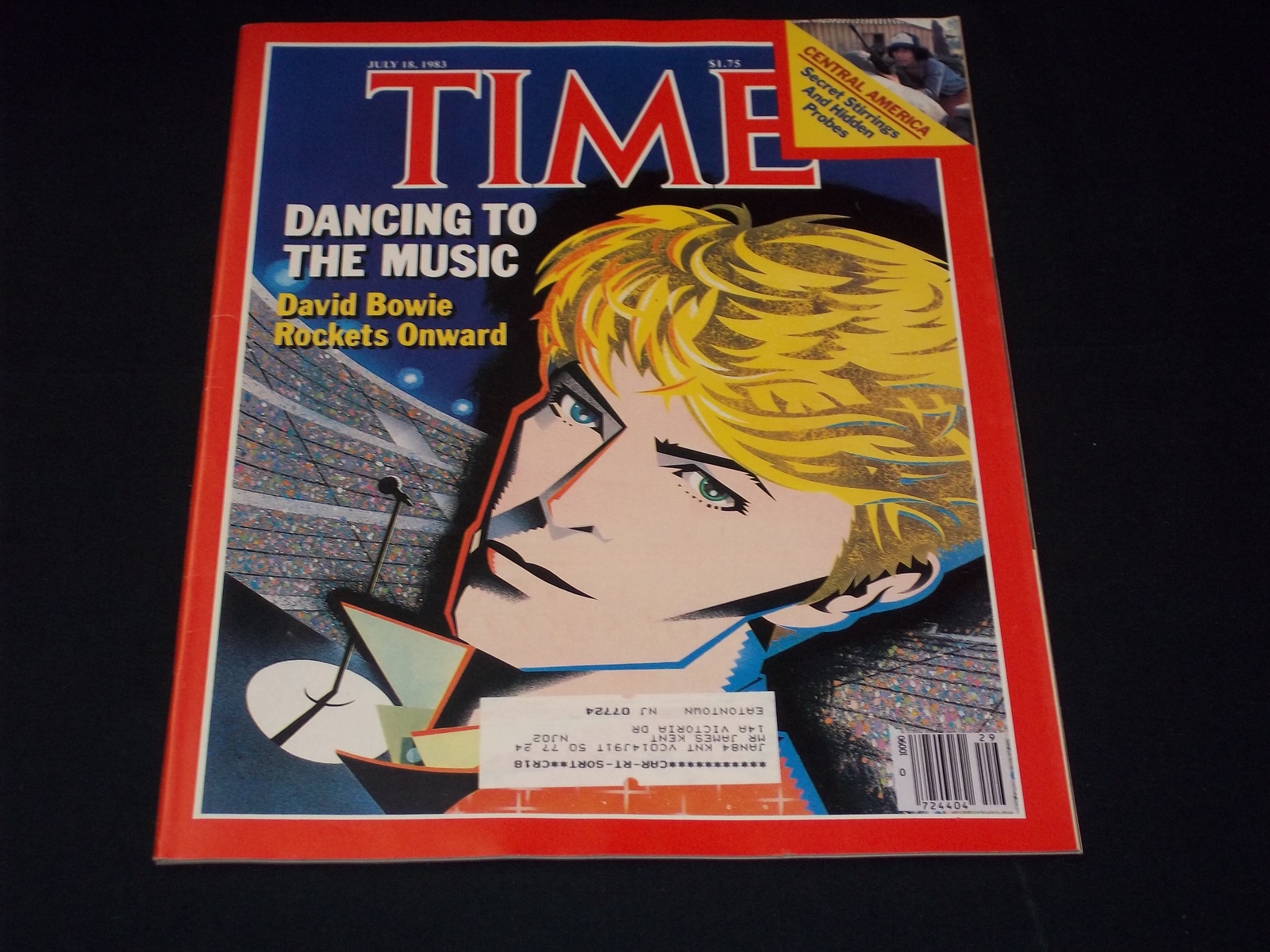 1983 July 18 Time Magazine - David Bowie Front Cover - H 6189