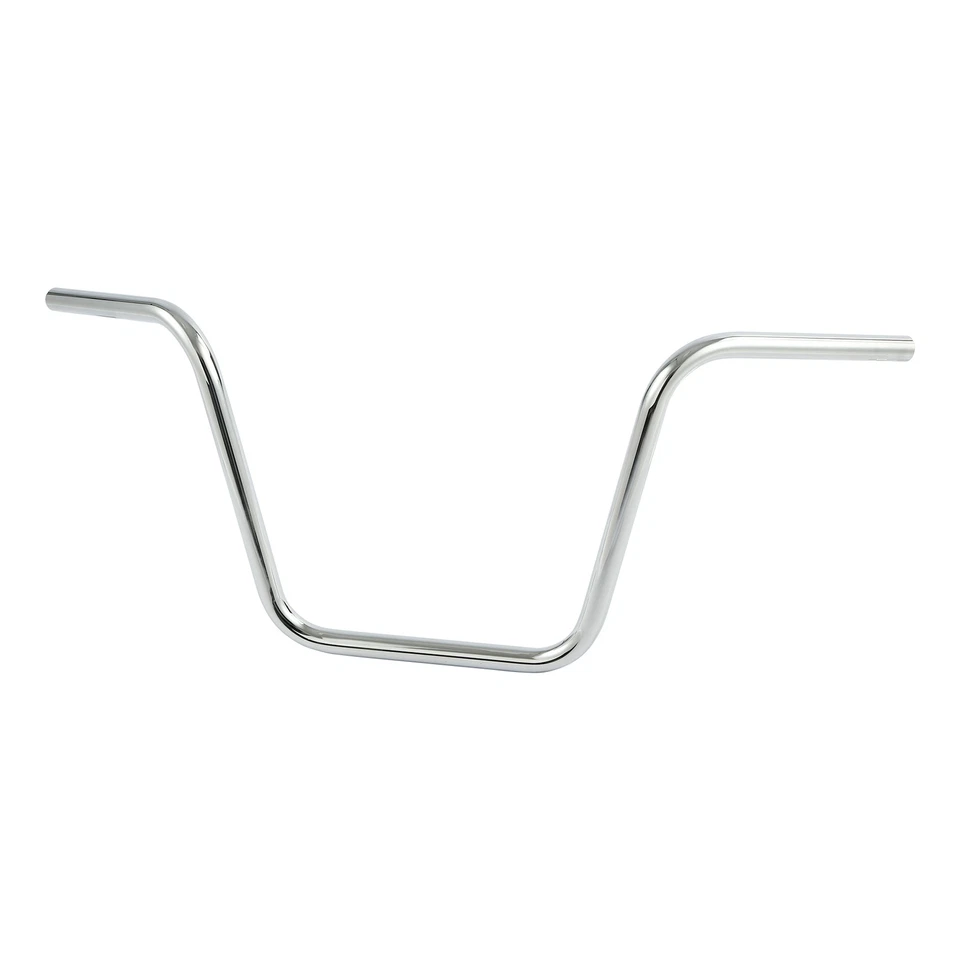 Guidão cromado 1"Ape cabide 14" elevação 34,5" largura 8" centro ajuste para Harley Custom - Imagem 4 de 4