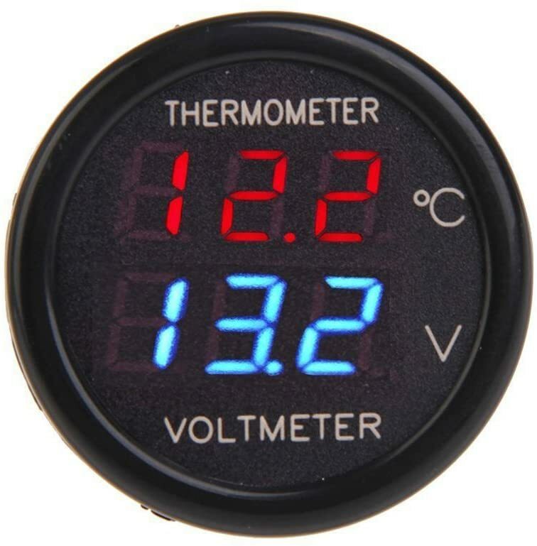 Led Thermometer Klok 2 In 1 Auto Digitale Led Auto... – Vicedeal - Foto 9
