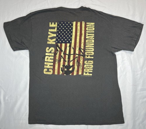 CHRIS KYLE FROG T Shirt Mens XL? Short Sleeve Extra Large Gray - Picture 4 of 7
