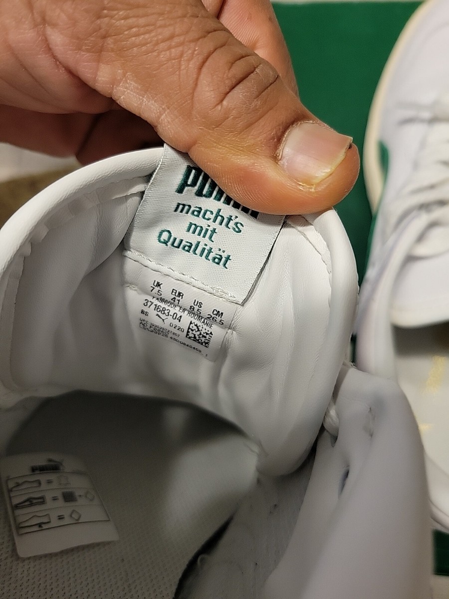 Size 8.5 - PUMA Ralph Sampson Demi OG White Amazon Green | eBay