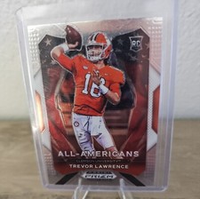 2021 Panini Prizm Draft Picks - All-American Silver #181 Trevor Lawrence (RC)