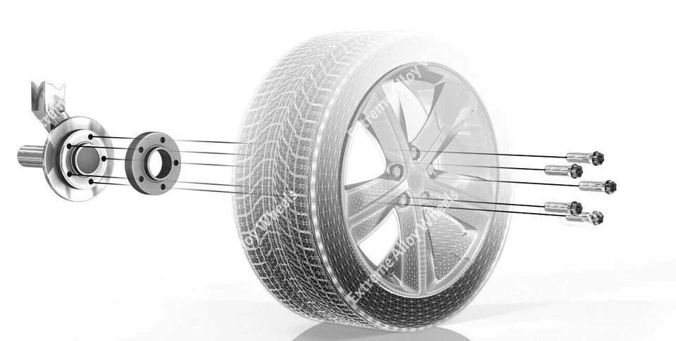 Fits Bmw Wheels To Volkswagen Amarok 10mm Alloy Wheel Spacers 72.6 - 65.1 - Image 3 of 4