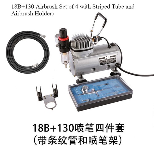 Air Compressor Paint Paint Gun Air Brush Set Sandblaster with Cleaning Brush - Picture 14 of 15