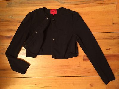 Veste Boléro Courte Narciso Rodriguez Design Nation – Taille M – Snap Front – Occasion Très Bon état