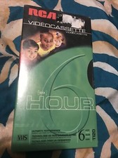 BRAND NEW Sealed RCA Videocassette BLANK VHS TAPE * 6 HR T-120 