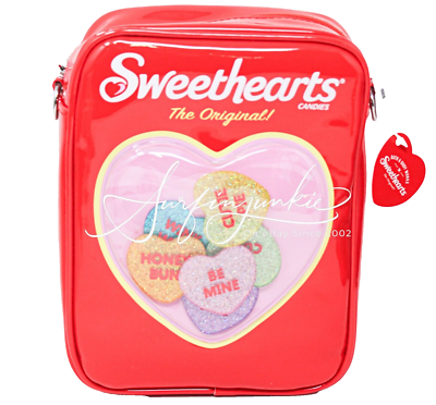 Bath & Body Works Sweethearts Candy Crossbody Bag Purse Red