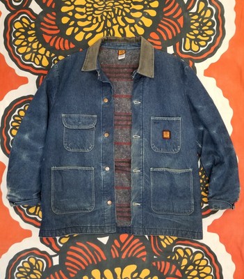 wrangler denim chore coat