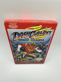 Dash Galaxy In The Alien Asylum (Nintendo NES) Complete CIB Good Shape!