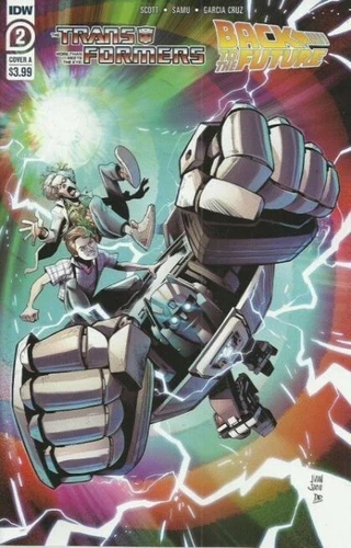 TRANSFORMERS / BACK TO THE FUTURE #2 A (2021) NM - Juan Samu Cover - IDW