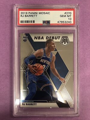 2019-20 Panini Mosaic RJ Barrett RC Rookie NBA Debut #270 2019-20 Panini Mosaic RJ Barrett RC Rookie NBA Debut #270
