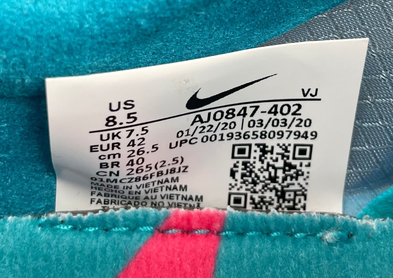 Nike Zoom Victory Lakeside Blue Track Spikes Run Shoe… Gem