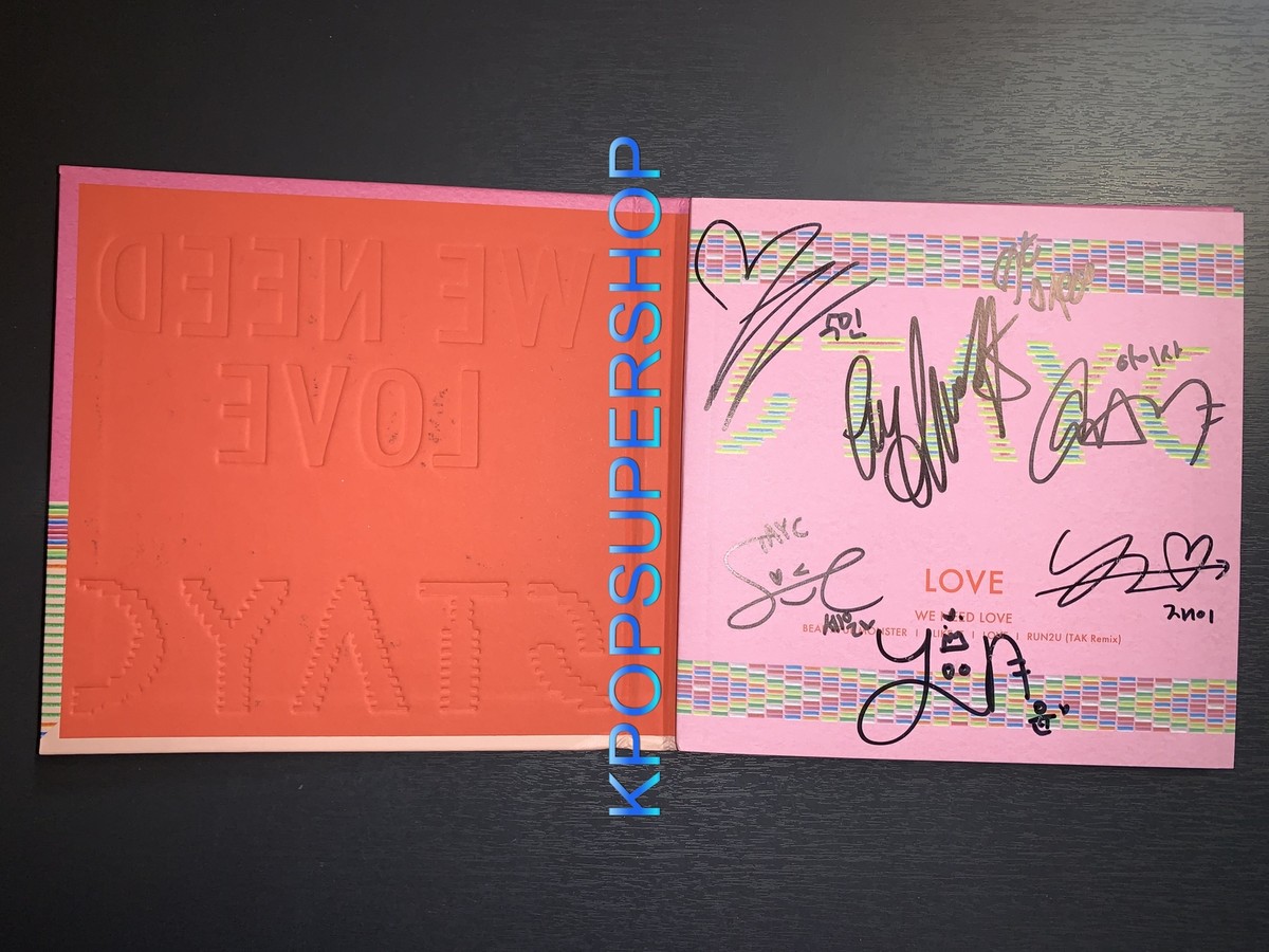 STAYC 3rd Single Album We Need Love Autographed Signed CD Rare