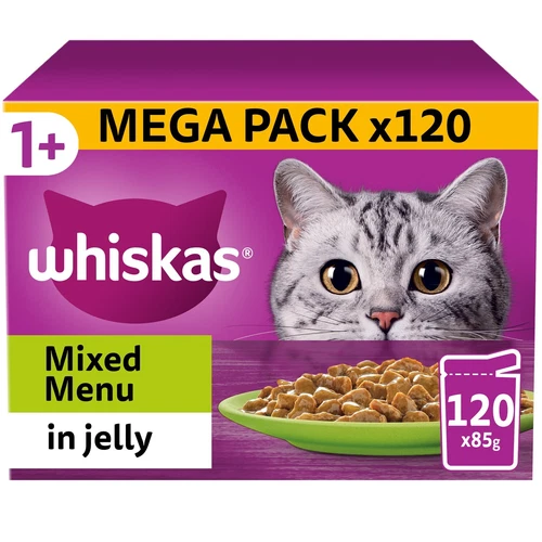 Whiskas Mixed Adult Wet Cat Food Pouches