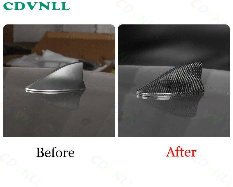 For Lexus NX200T 300H 2015-2021 Dry Carbon Fiber Shark Fin Antenna Receiver Trim - Image 3 of 4