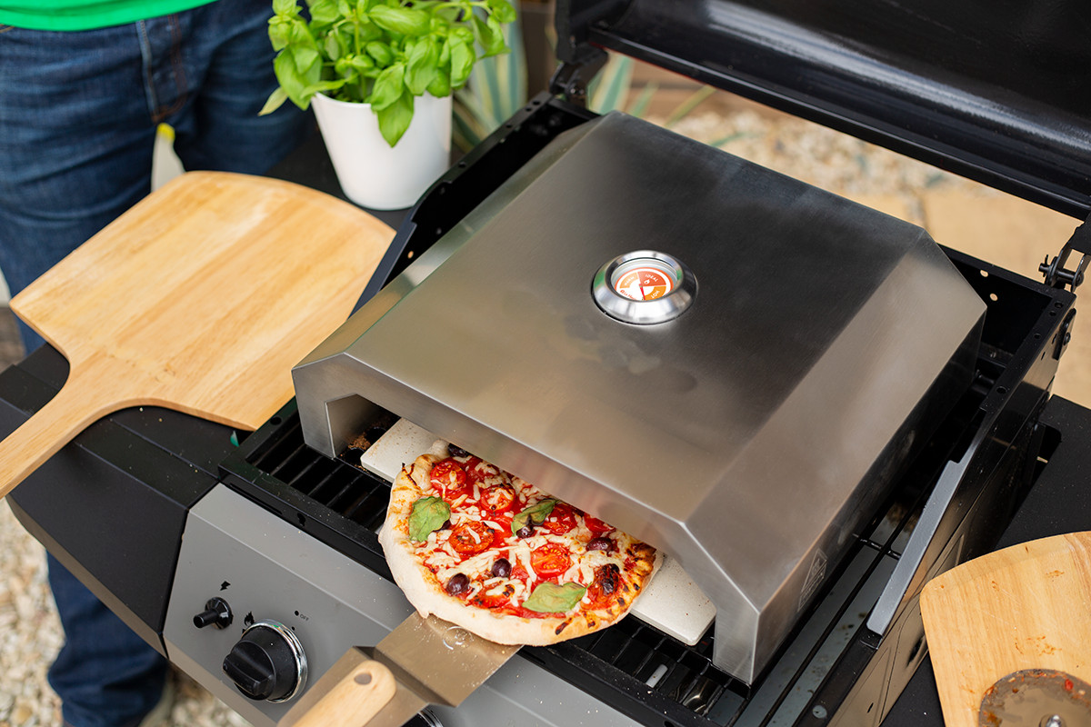 Pizza Oven Outdoor Portable Oven Stone Baked Gas Grill Pizza Oven BBQ Bread  Oven | eBay