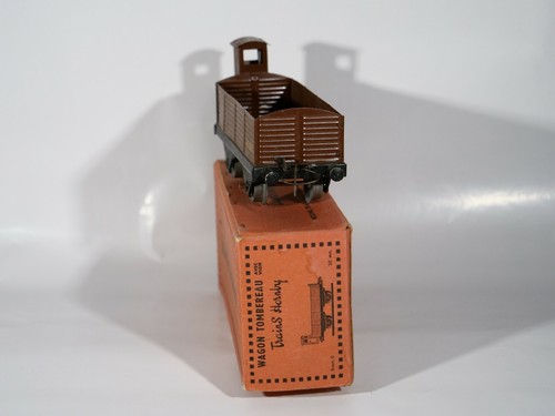 Hornby France wagon Tombereau Vigie guérite en O peu joué en boîte - Imagen 3 de 7