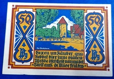 OSNABRÜCK NOTGELD 50 PFENNIG 1921 EMERGENCY MONEY GERMANY BANKNOTE (30543)